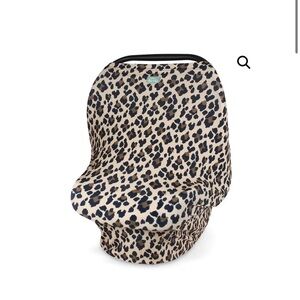 Itzy Ritzy Nursing & Car Seat Cover - Mom Boss Leopard Print